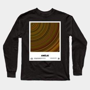 minimal_Amelie Abstract Circular Art Movie Long Sleeve T-Shirt